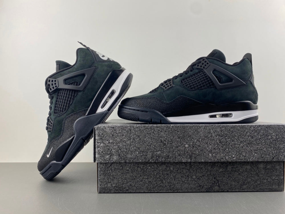 Air Jordan 4 Dark Green & Black – Premium Street Style Sneakers