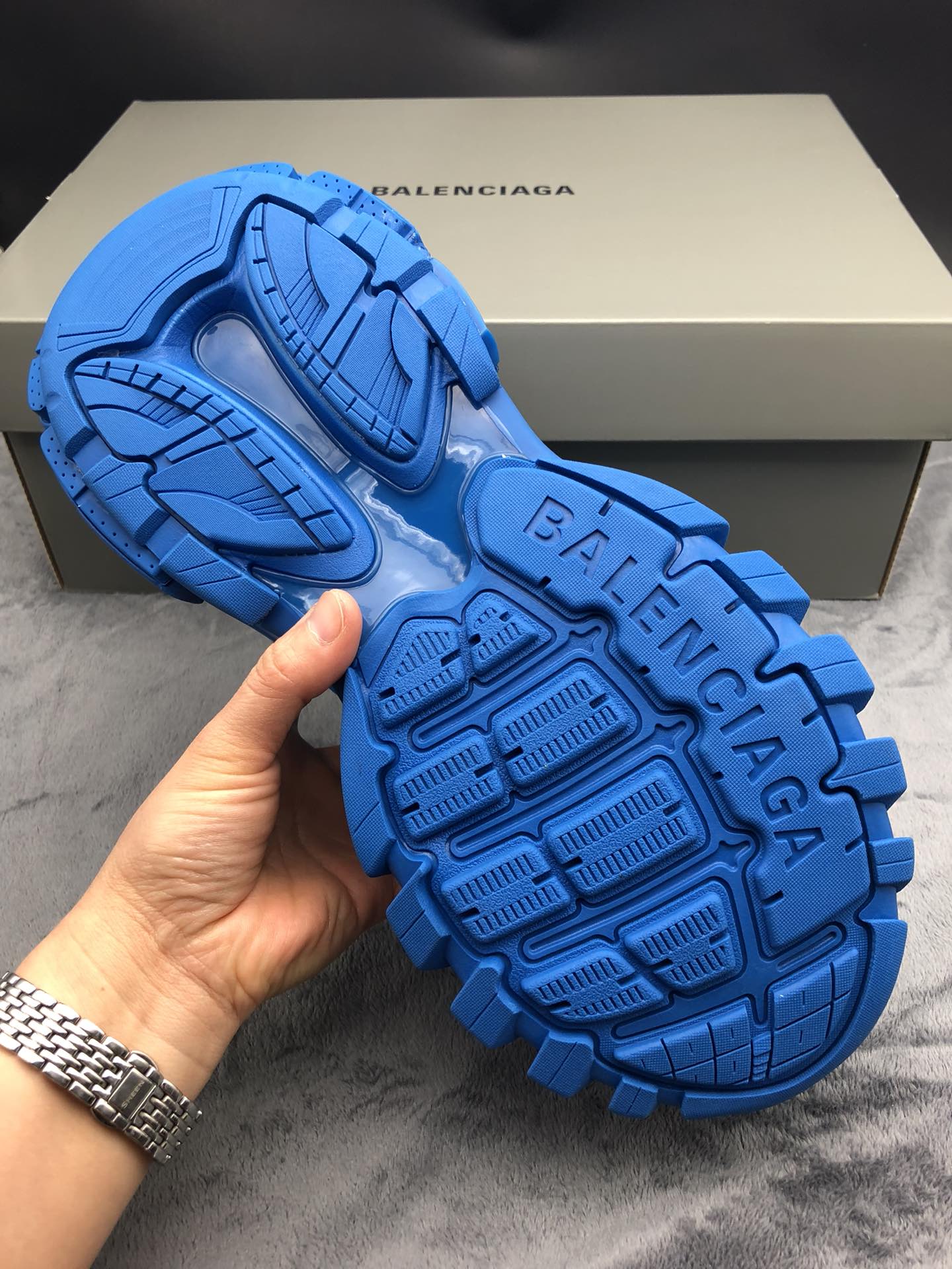 Balenciaga Blue Sneakers β Luxury Streetwear Chunky Shoes ππ₯