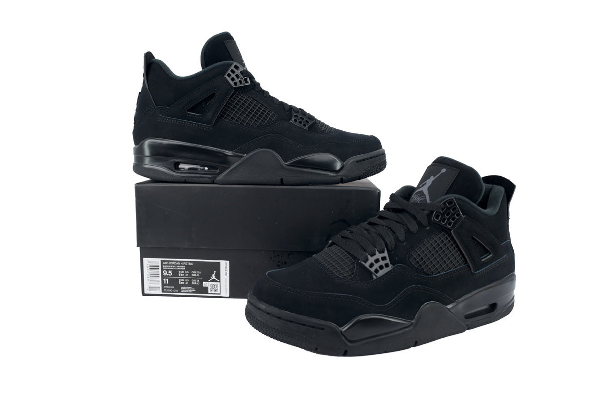 Air Jordan 4 Triple Black β Stealth All-Black Classic π€π