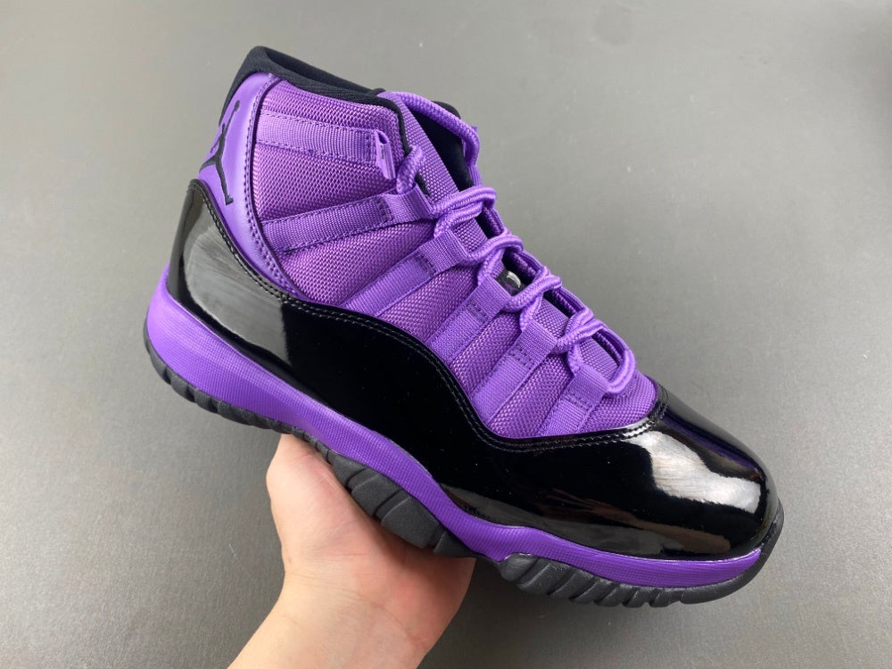 Purple & Black Jordan 11 Sneakers 💜🖤