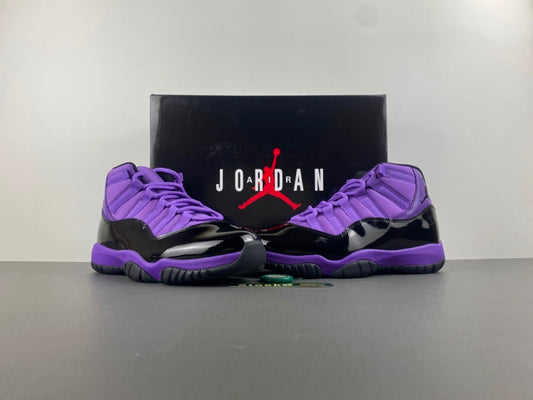 Purple & Black Jordan 11 Sneakers 💜🖤