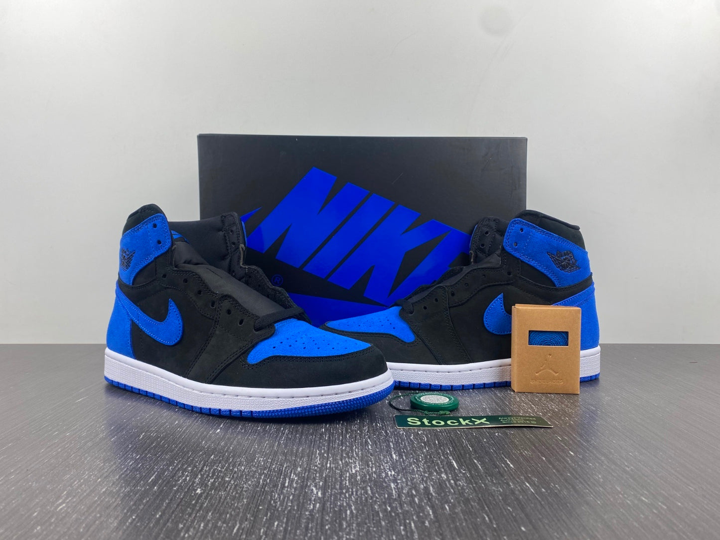 Air Jordan 1 Retro High OG Royal Toe – Black & Blue Premium High-Top Sneakers