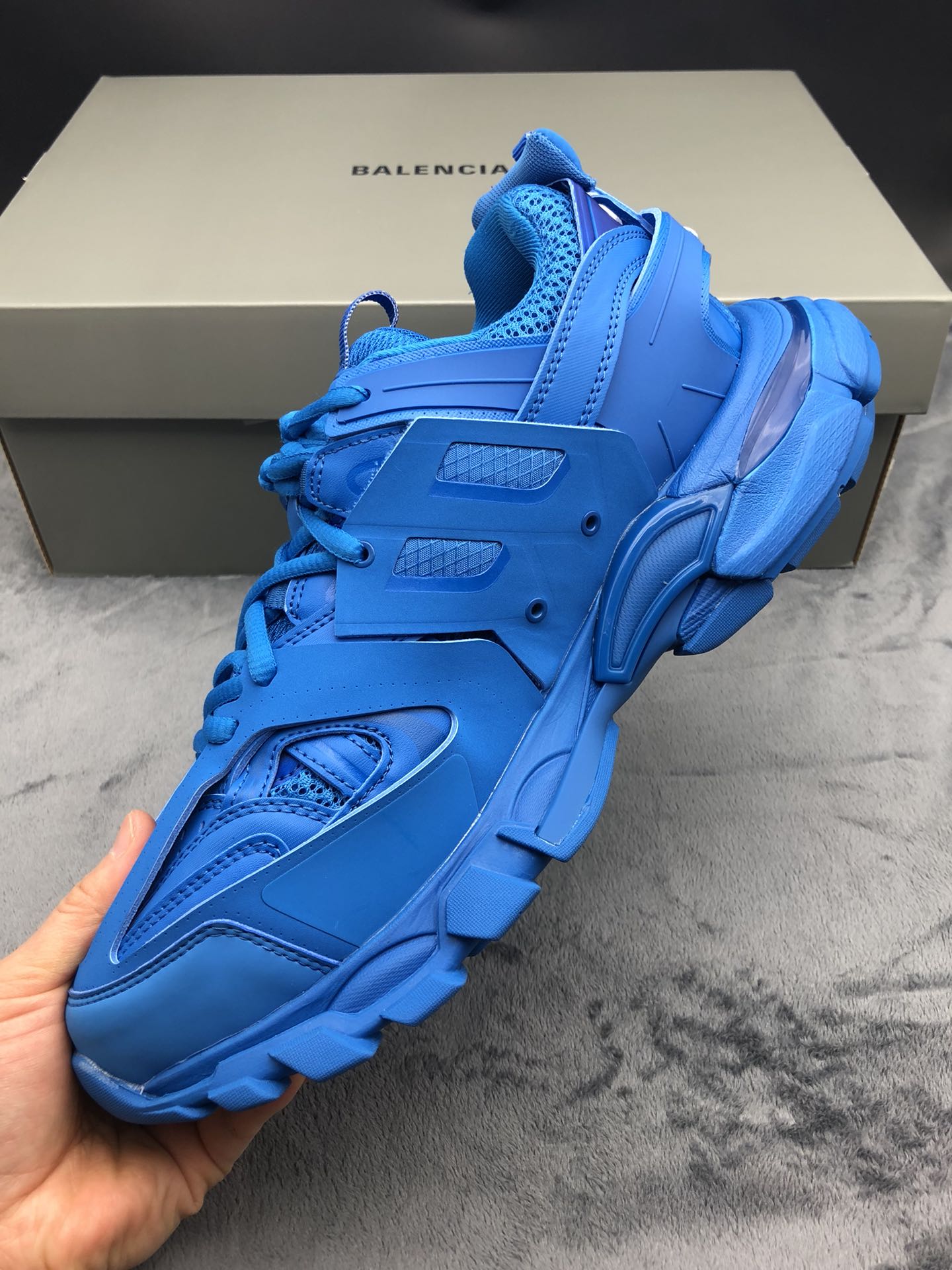 Balenciaga Blue Sneakers – Luxury Streetwear Chunky Shoes 👟🔥