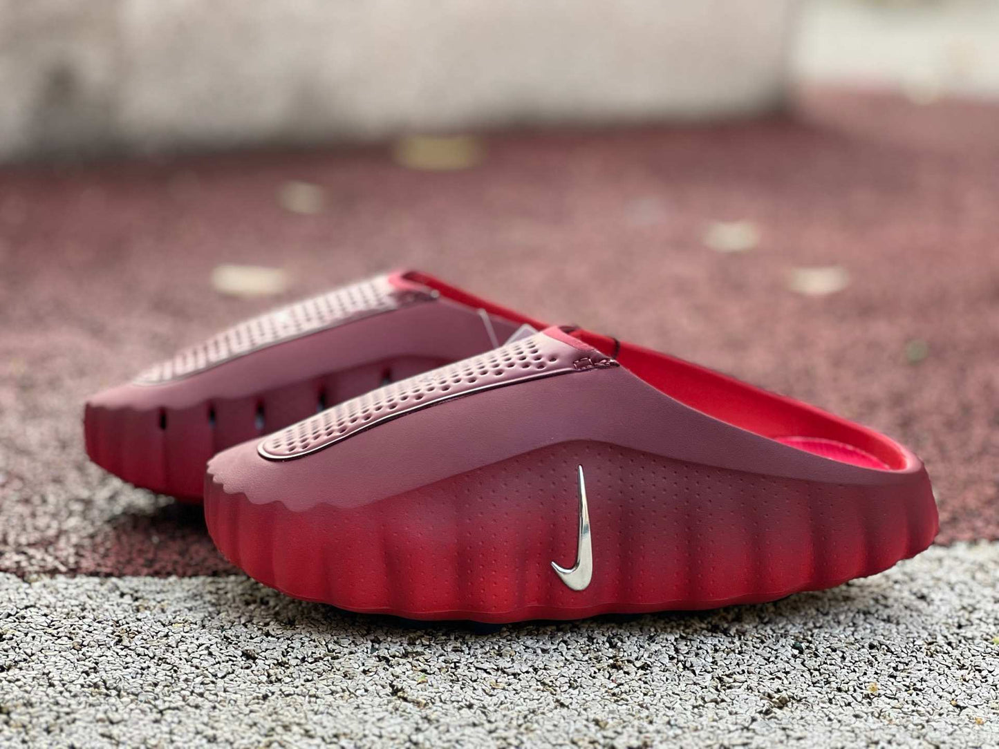 Nike Red Comfort Slides – Bold & Stylish