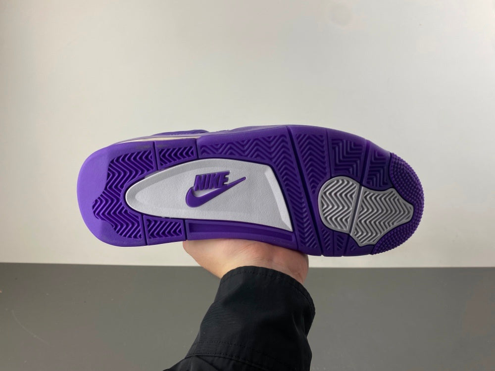 Air Jordan 4 Retro “Purple Monochrome” Premium Sneaker