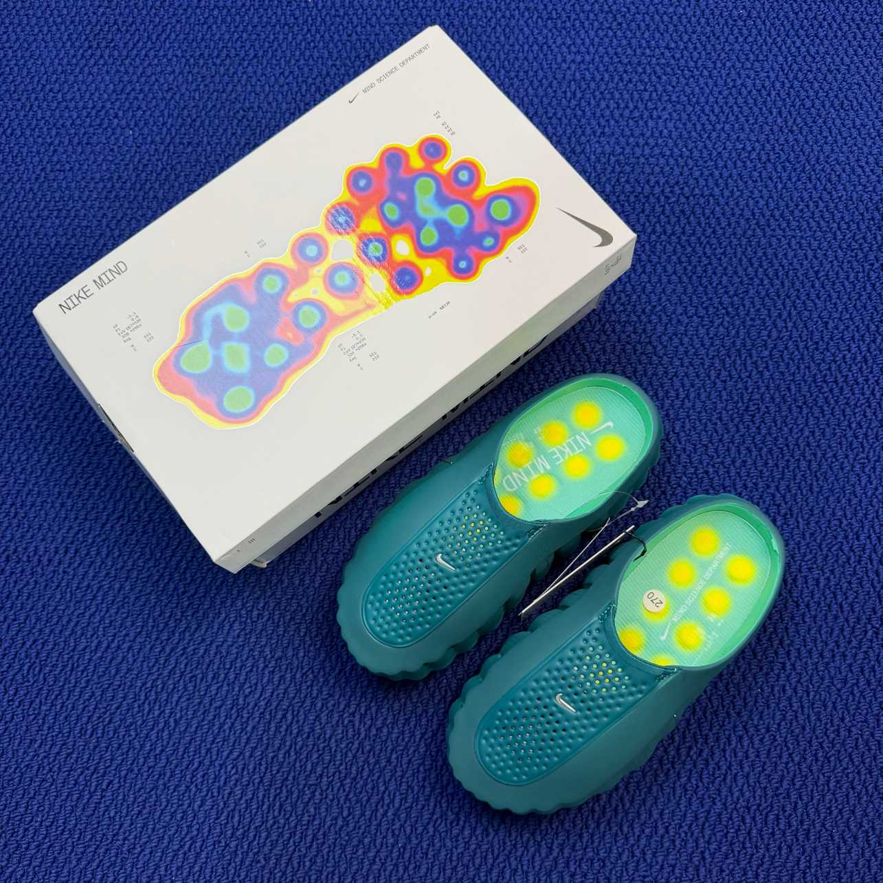 Nike Teal Comfort Slides – Fresh & Stylish