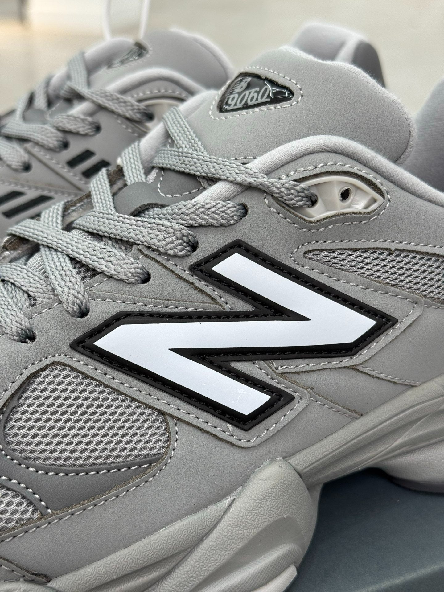 New Balance Grey Chunky Sneakers – Modern Comfort & Street Style