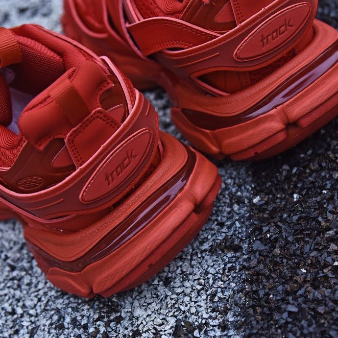Balenciaga Red Sneakers – Bold Luxury Streetwear Style 👟🔥