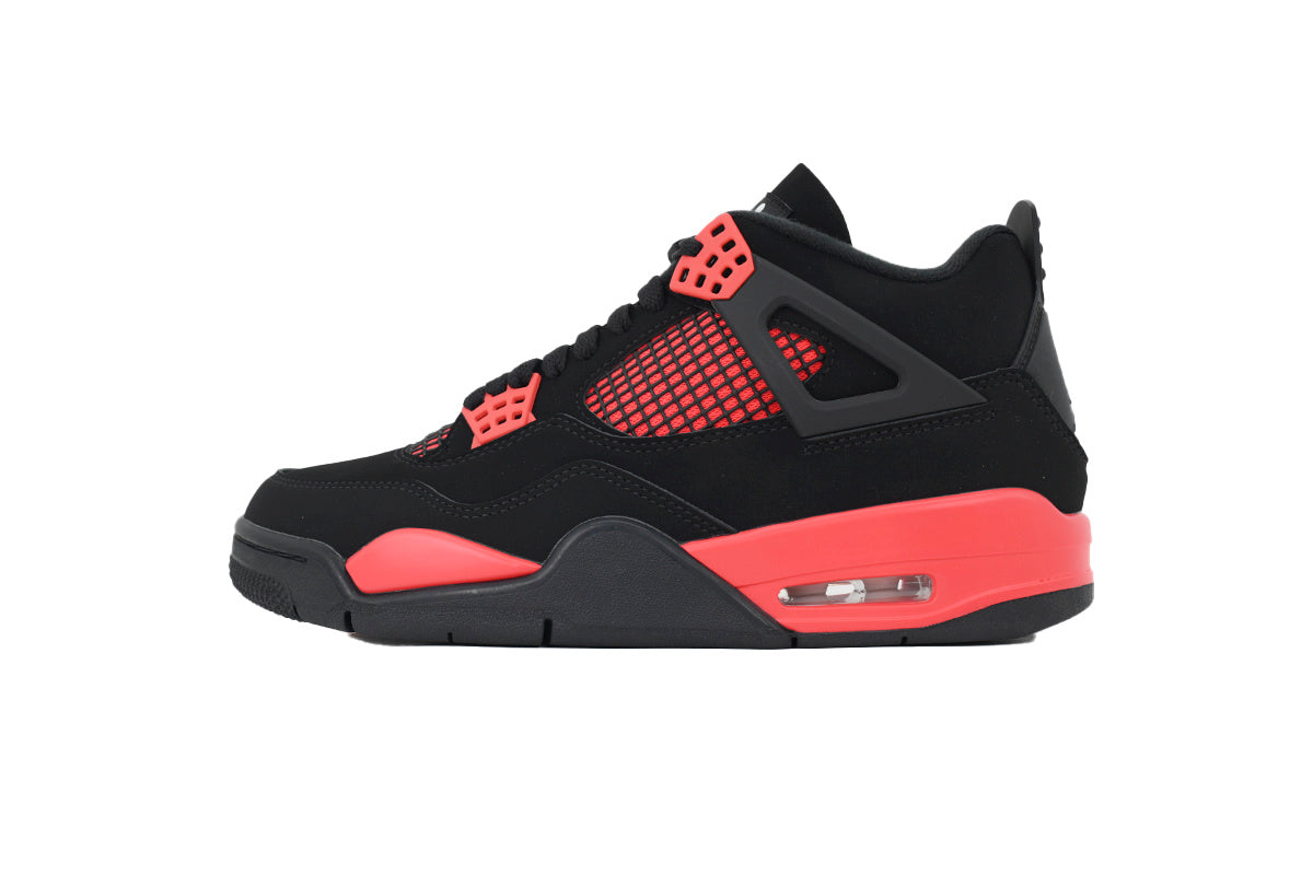 Air Jordan 4 Black & Red “Infrared” – Iconic Street Heat 🔥👟