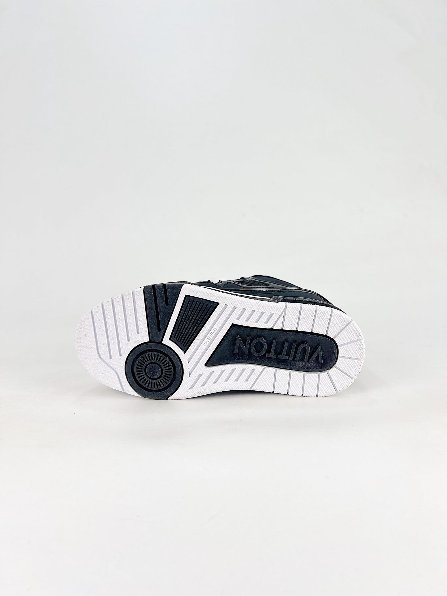 Louis Vuitton Black & White Monogram Chunky Sneakers