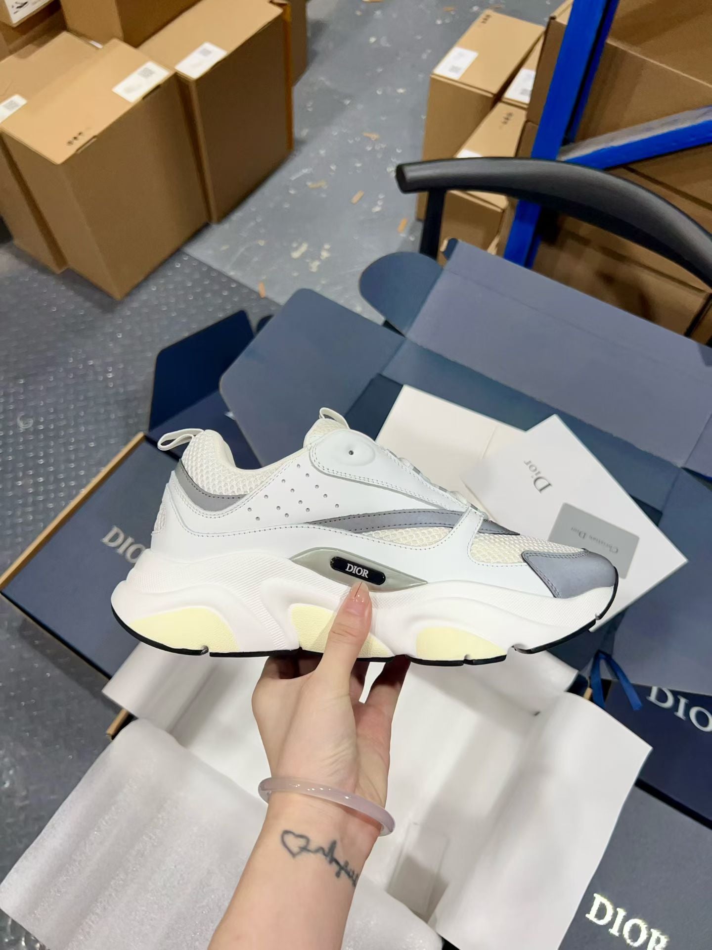 Luxury Dior White Sneakers – Premium Designer Fashion Shoes