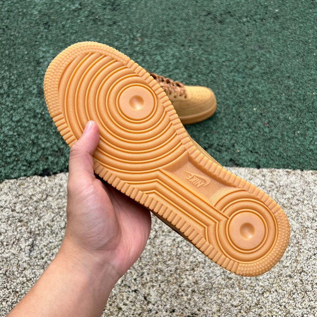 🤎 Wheat Brown Air Force 1 Style Sneakers 🤎