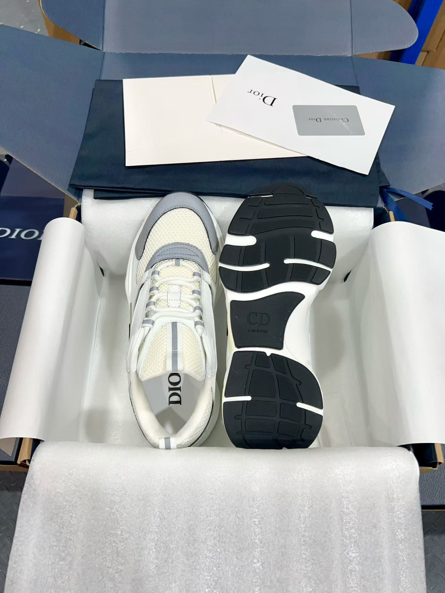 Luxury Dior White Sneakers – Premium Designer Fashion Shoes