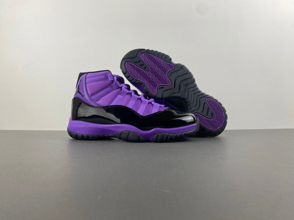 Purple & Black Jordan 11 Sneakers 💜🖤