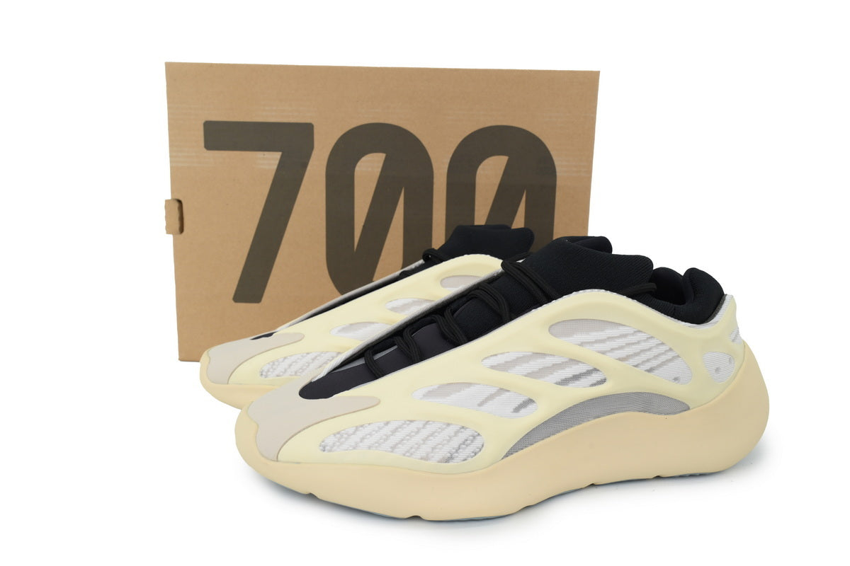 Yeezy 700 V3 “Azael” – Cream & Glow Futuristic Runner ⚡👟