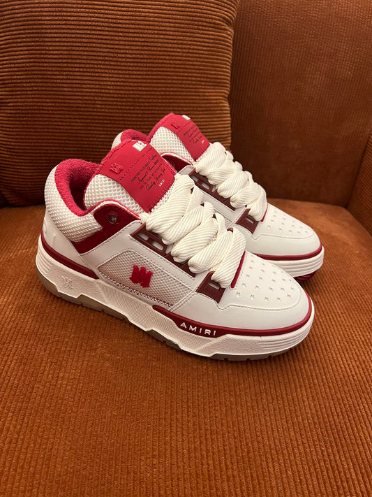 Amiri MA-2 White & Red Chunky Sneakers