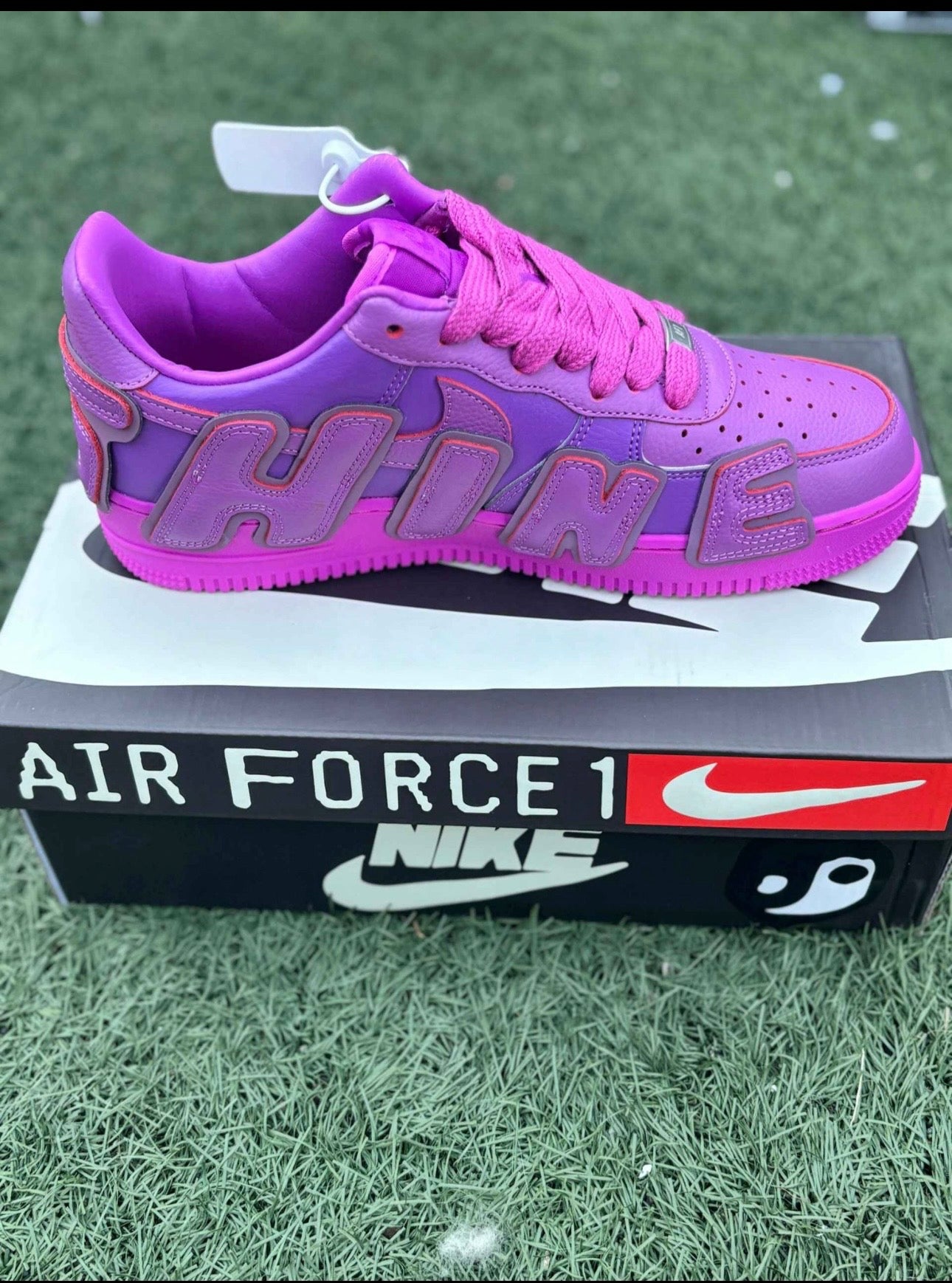 Nike Air Force 1 Custom Purple/Pink “SUP” Edition