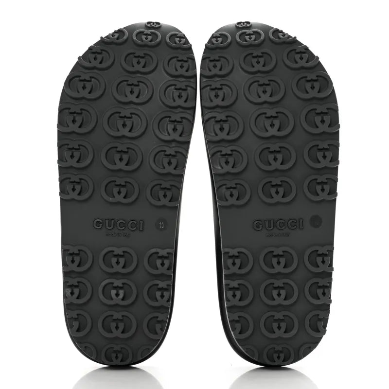 **Luxury Black Platform Slide Sandals – Comfortable Fashion Slippers for Women & Men**