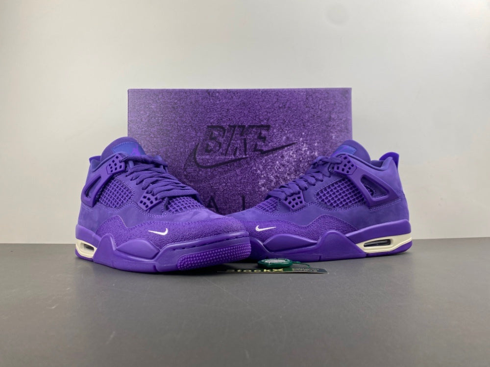 Air Jordan 4 Retro “Purple Monochrome” Premium Sneaker