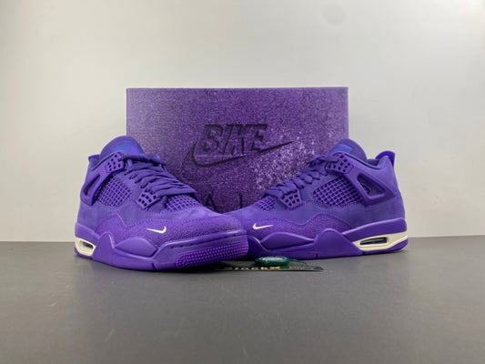 Air Jordan 4 Retro “Purple Monochrome” Premium Sneaker