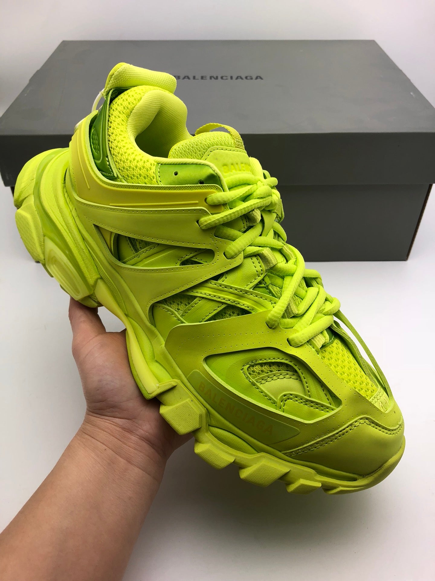Balenciaga Neon Green Sneakers – Bold Luxury Statement Shoes ⚡👟