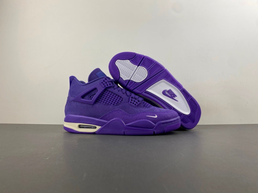 Air Jordan 4 Retro “Purple Monochrome” Premium Sneaker