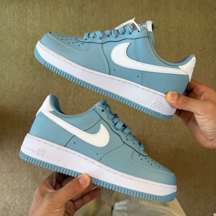 Nike Air Force 1 Low University Blue & White Sneakers 👟💙✨