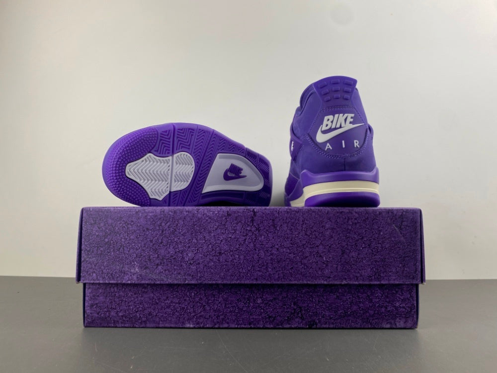 Air Jordan 4 Retro “Purple Monochrome” Premium Sneaker
