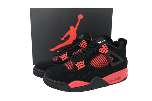 Air Jordan 4 Black & Red “Infrared” – Iconic Street Heat 🔥👟