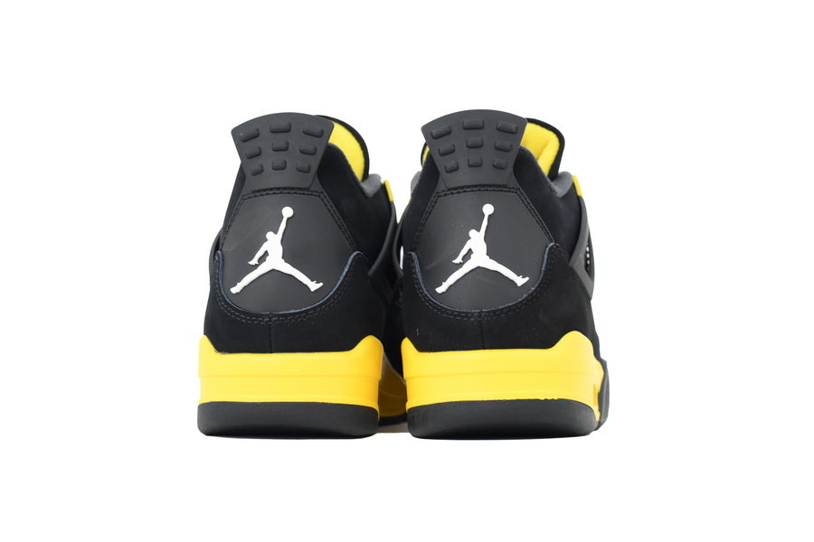 Air Jordan 4 Black & Yellow Thunder – Bold Streetwear Classic ⚡👟