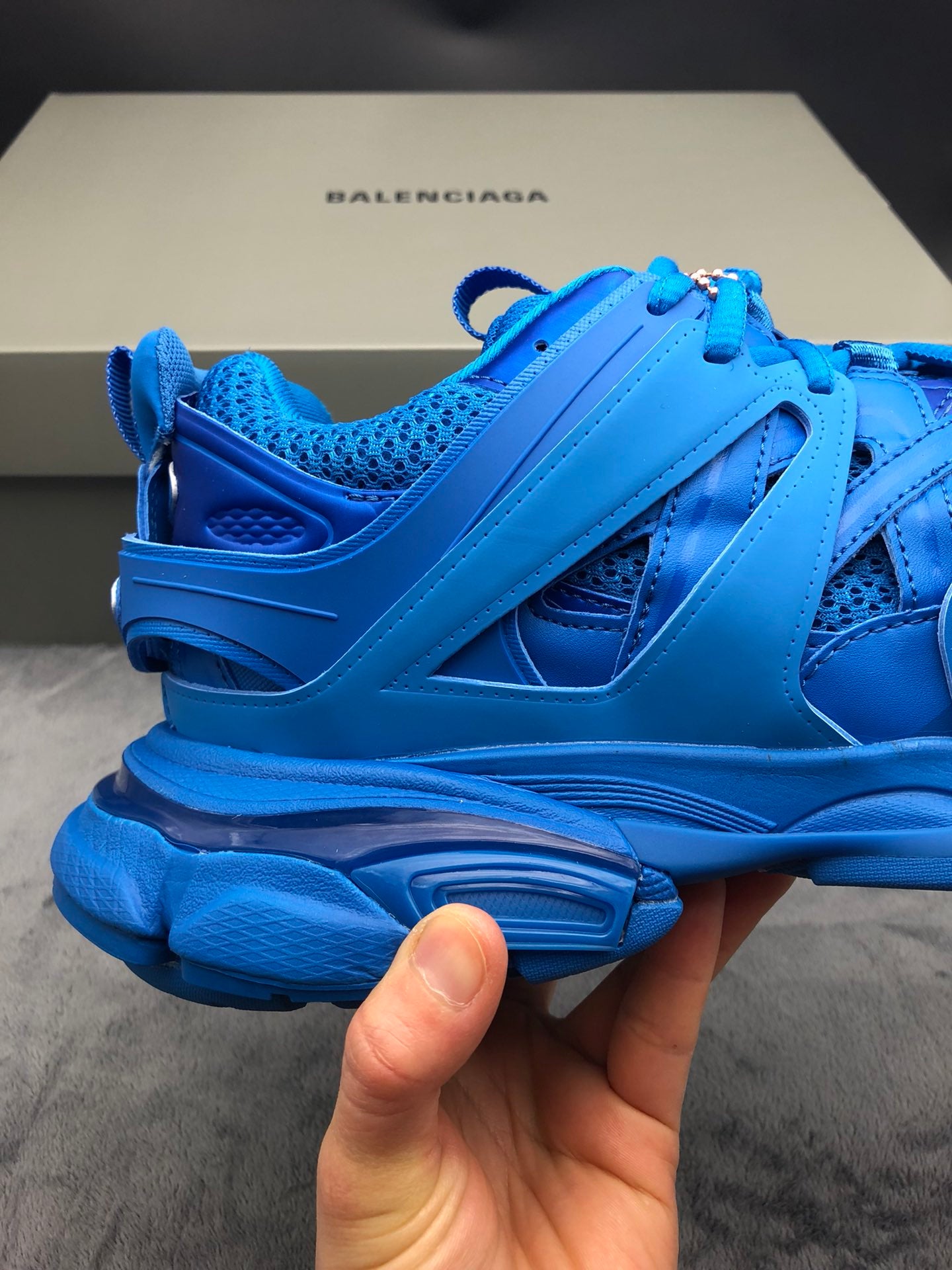 Balenciaga Blue Sneakers – Luxury Streetwear Chunky Shoes 👟🔥
