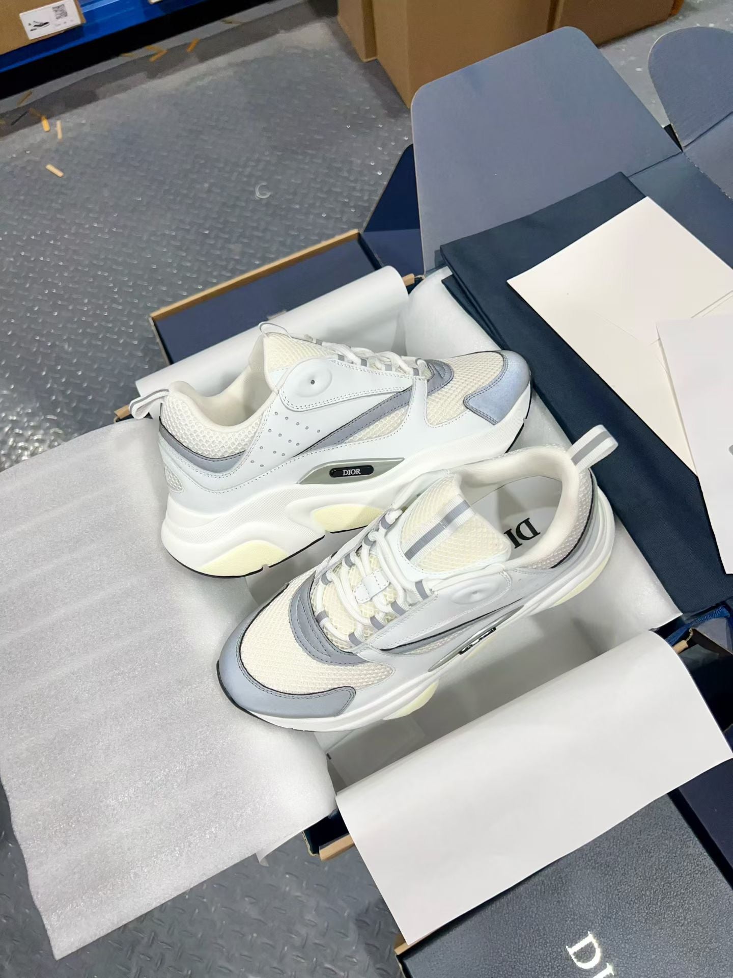 Luxury Dior White Sneakers – Premium Designer Fashion Shoes