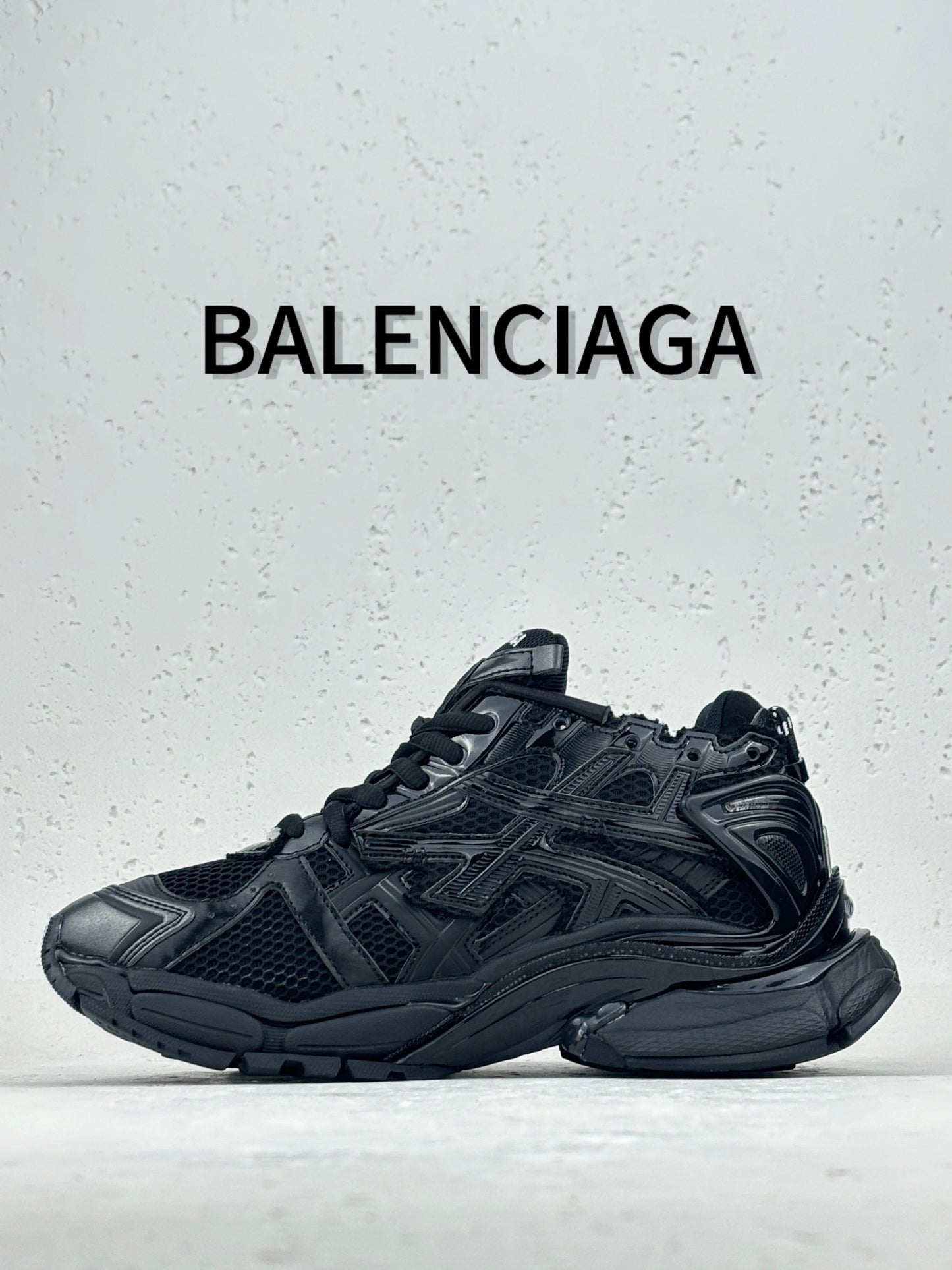 Balenciaga All-Black Runner Sneakers 👟🖤
