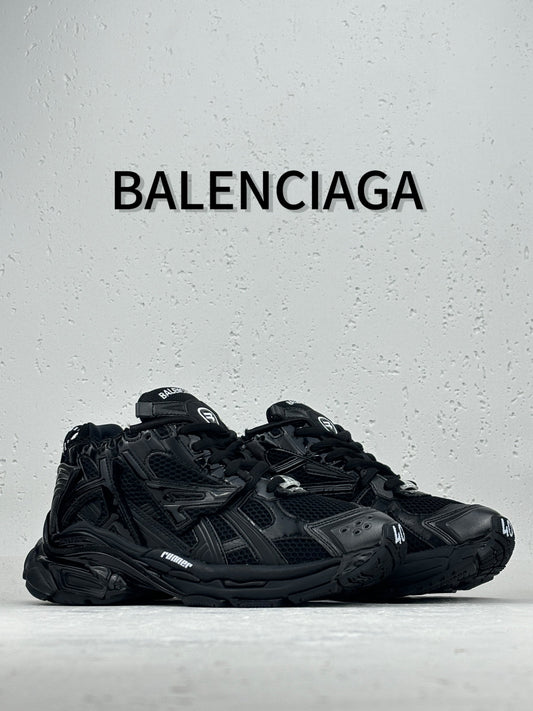 Balenciaga All-Black Runner Sneakers 👟🖤
