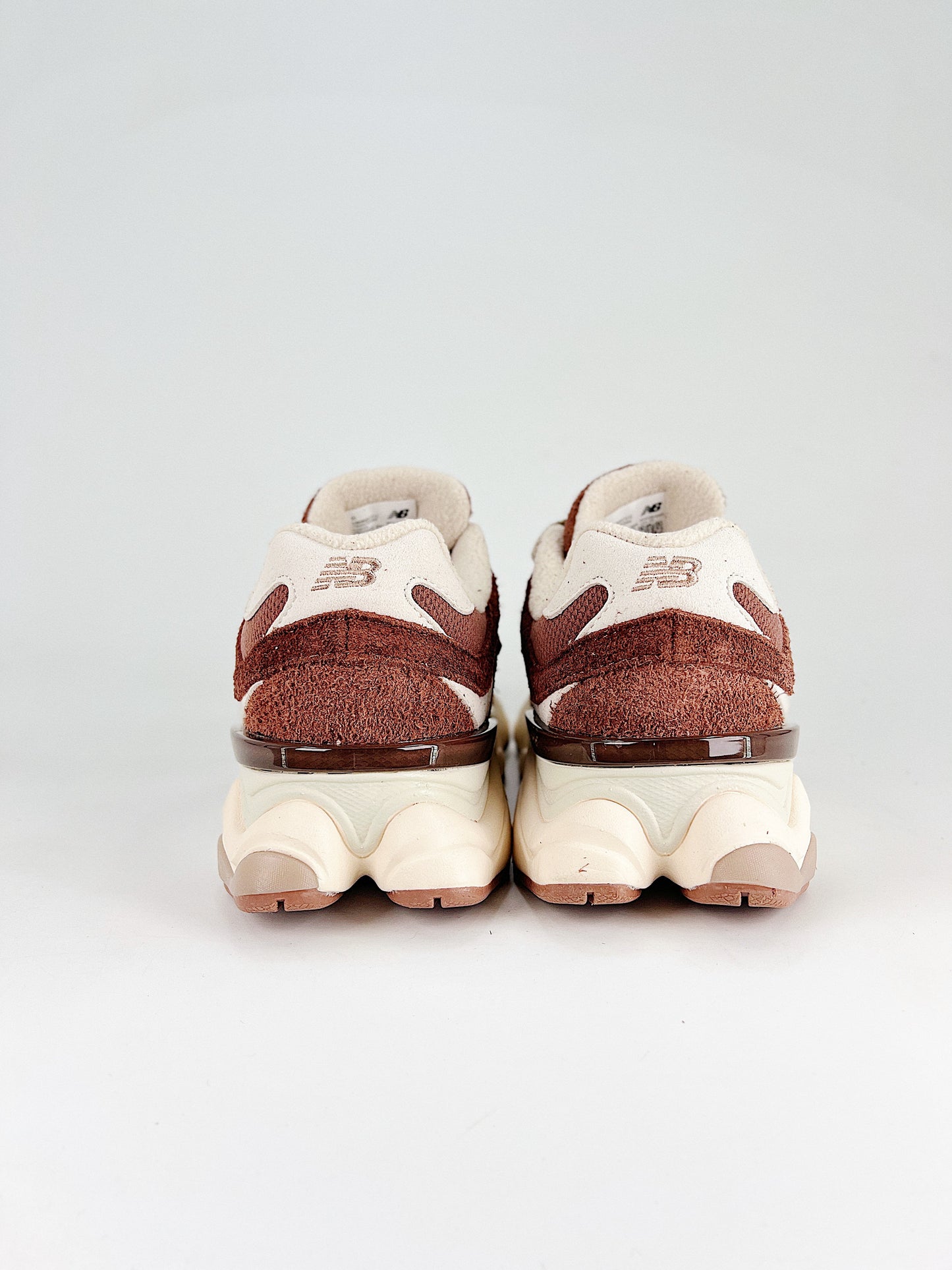 New Balance Chunky Brown & Cream Sneakers
