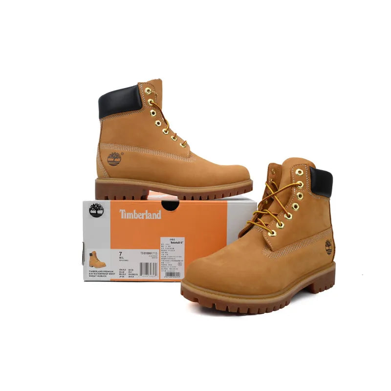 Timberland Premium Waterproof Boots – Classic Wheat Leather Work & Outdoor Boots
